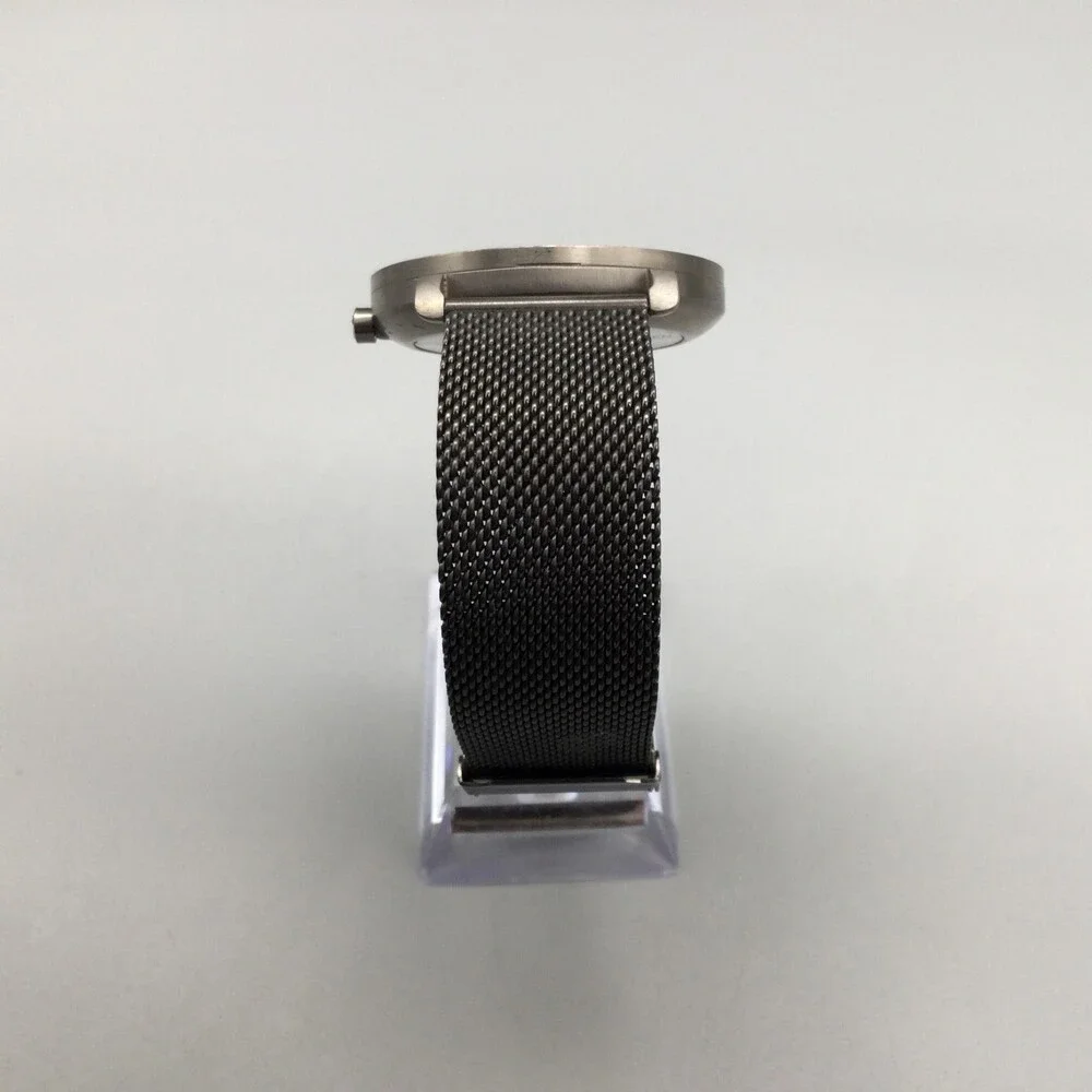 Skagen Hagen SKW6307 Mens Watch 40mm Gray Dial Titanium Mesh Date New Battery